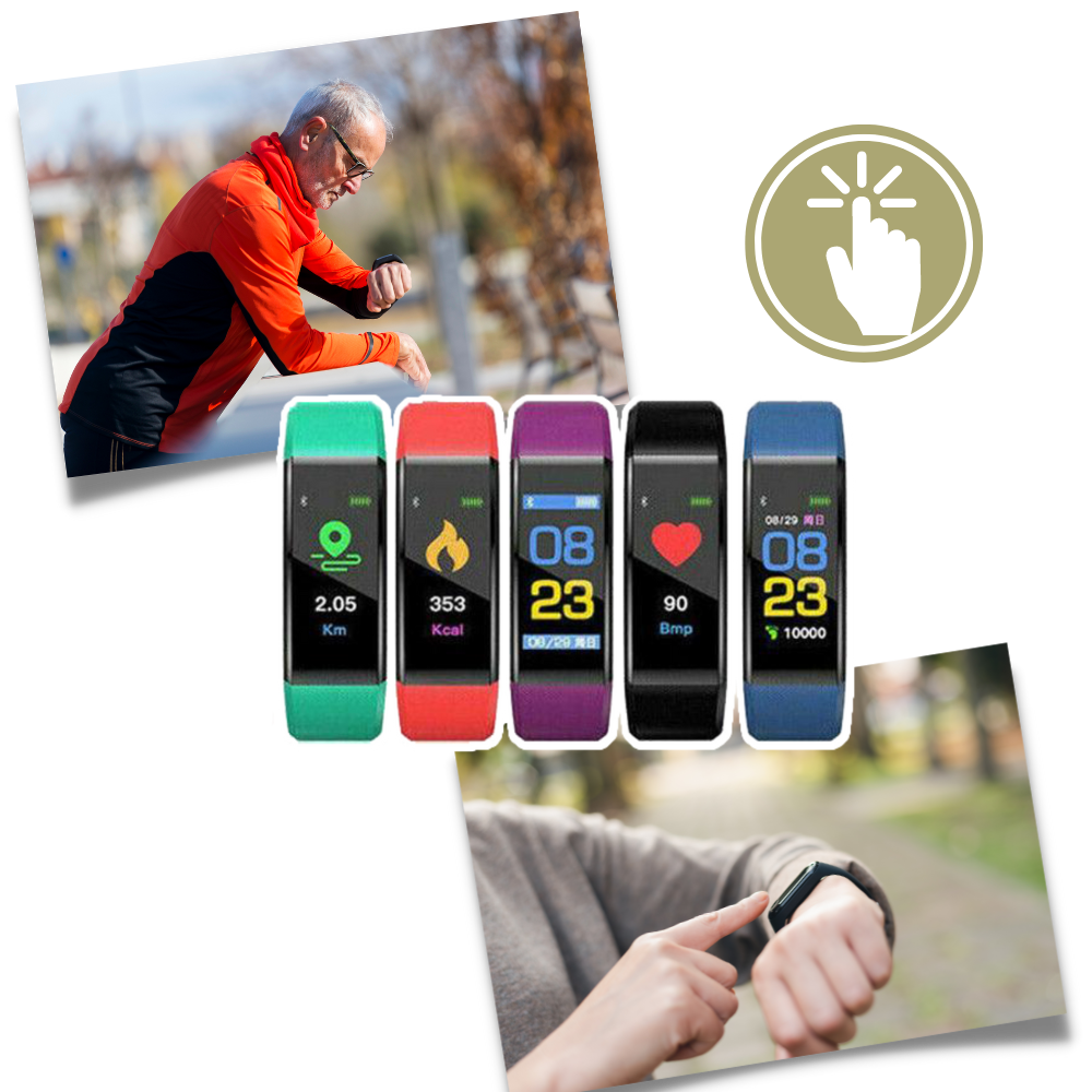Smartwatch for Seniors - Simple Operation - Health and Fitness Tracking