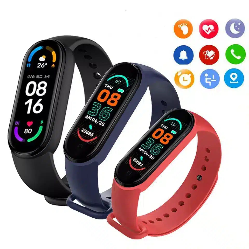 Smartwatch with Heart Rate and Blood Pressure Monitor (Water and Dust Resistant)