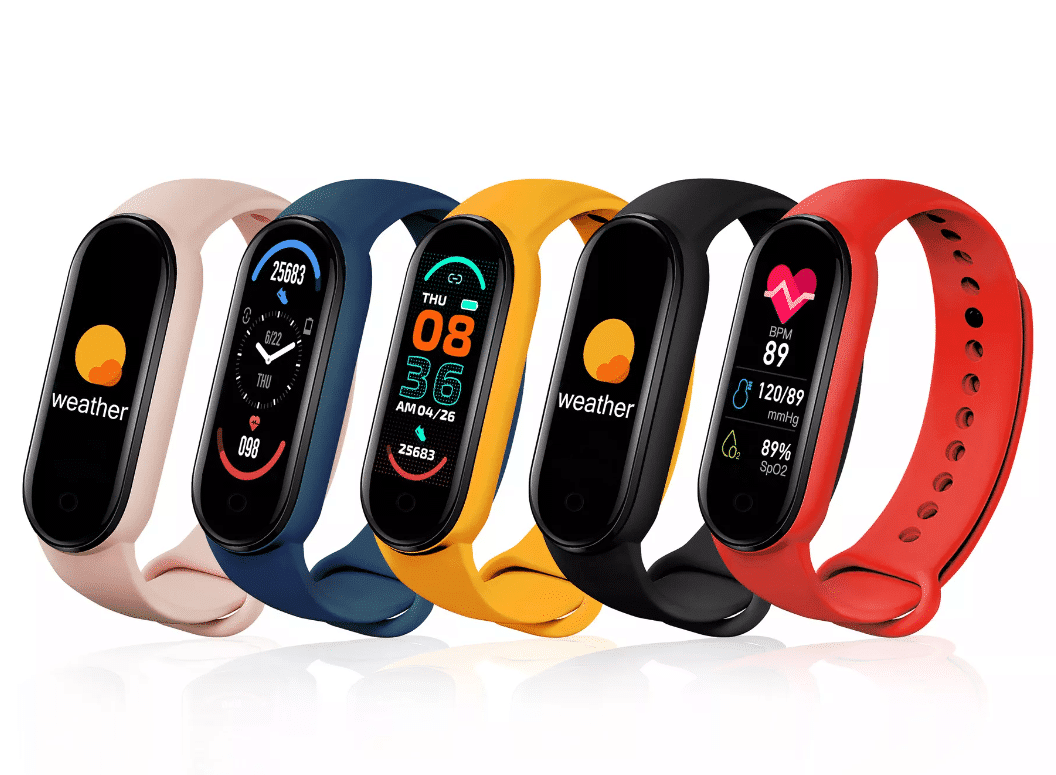 Smartwatch with Heart Rate and Blood Pressure Monitor (Water and Dust Resistant)