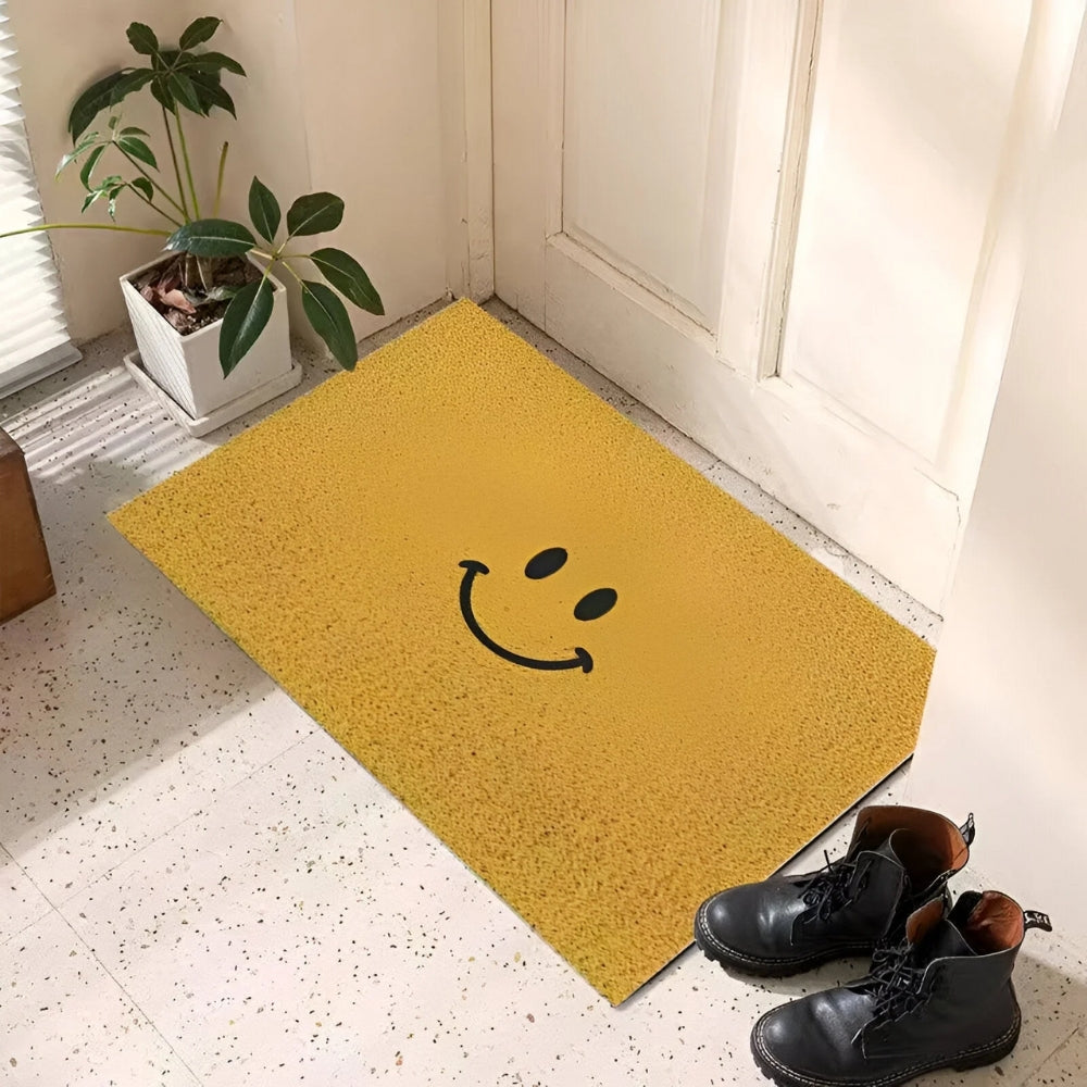 Smiley Face Doormat - Non-Slip Entrance Mat - Playful Indoor/Outdoor Rug - Image 5