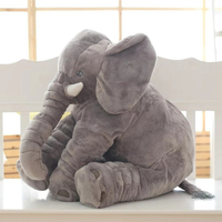 SnuggleTrunk Soft Plush Elephant Cuddle Cushion