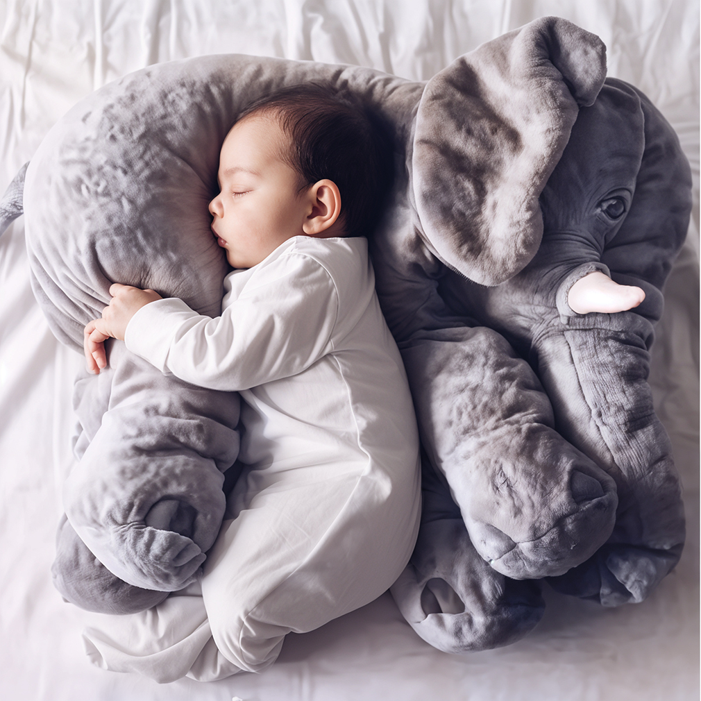 Soft Elephant Hug Pillow for Babies and Children