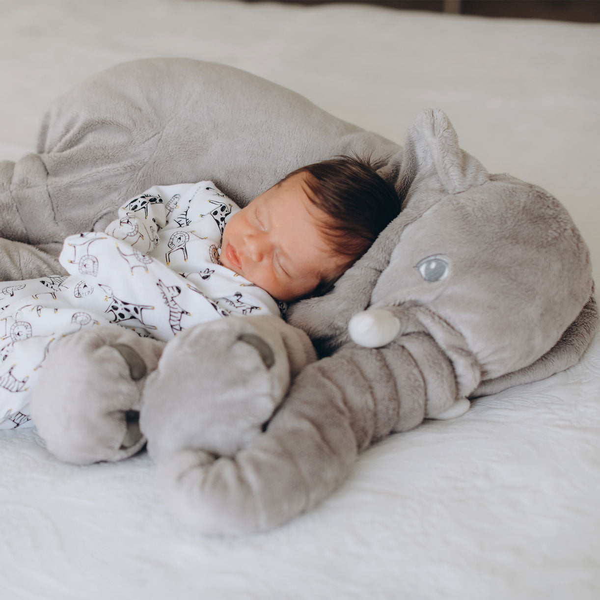 Soft Elephant Hug Pillow for Babies and Children