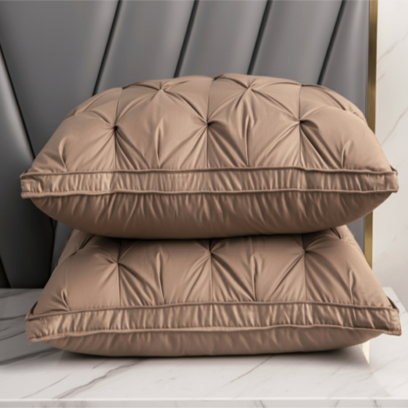 Soft Goose Down Sleeping Pillow – Hypoallergenic, Breathable and Comfortable for Sleeping