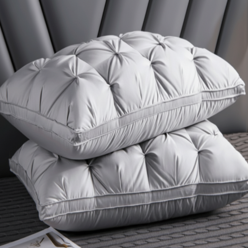 Soft Goose Down Sleeping Pillow – Hypoallergenic, Breathable and Comfortable for Sleeping