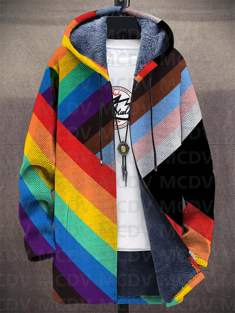 Soft Hooded Cardigan with an Edgy Vibe