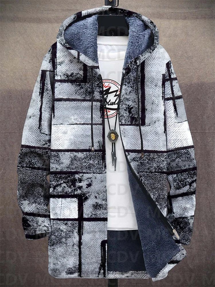 Soft Hooded Cardigan with an Edgy Vibe