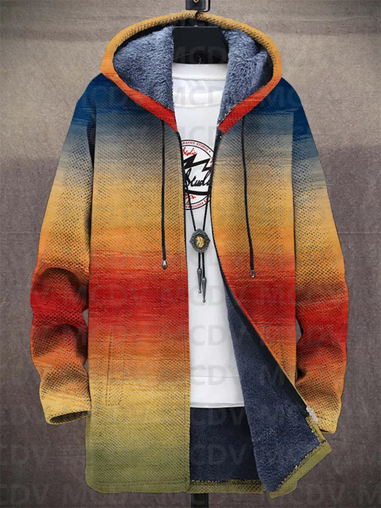 Soft Hooded Cardigan with an Edgy Vibe