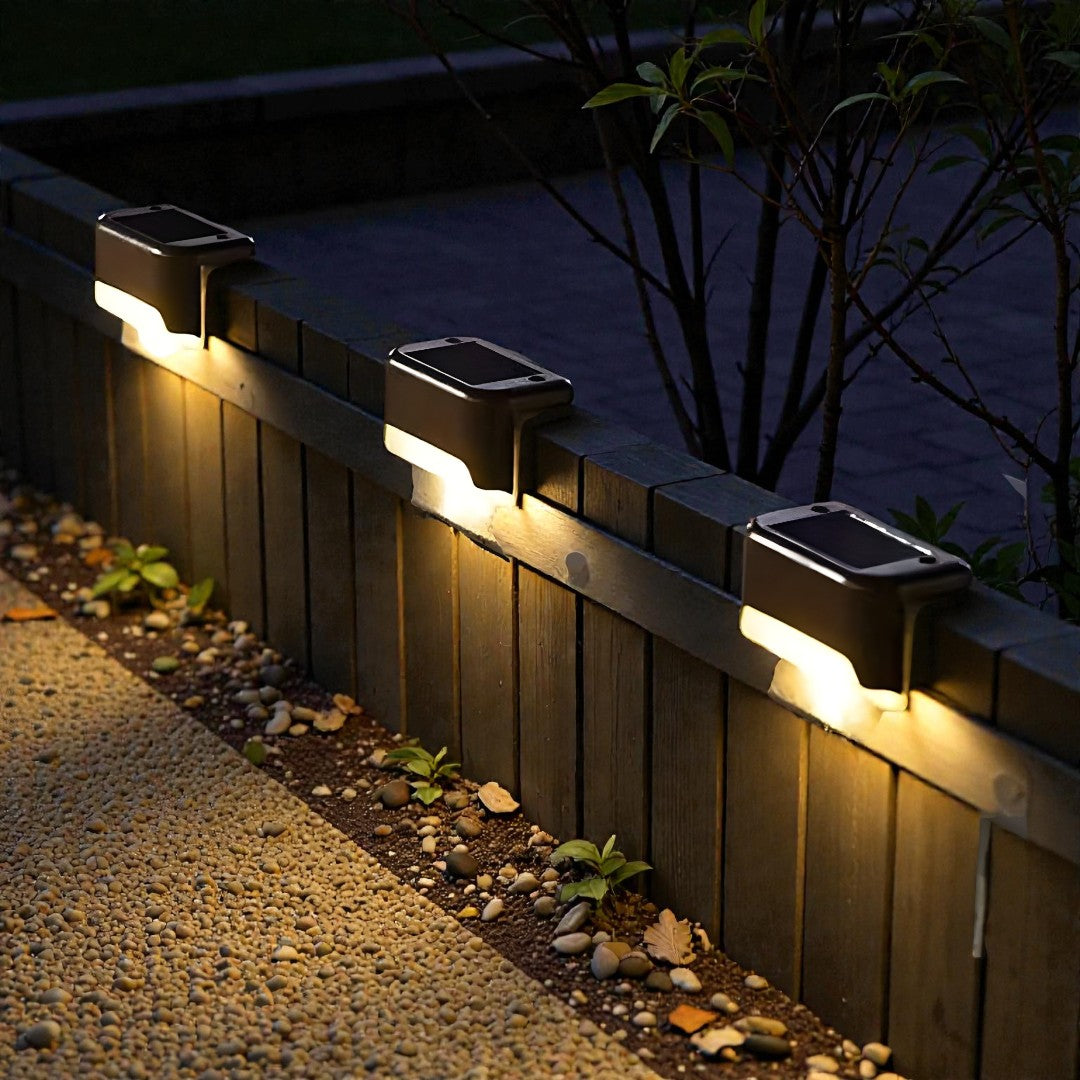 Solar Powered LED Outdoor Light - Weatherproof Wall Lighting - Modern Style - Image 3