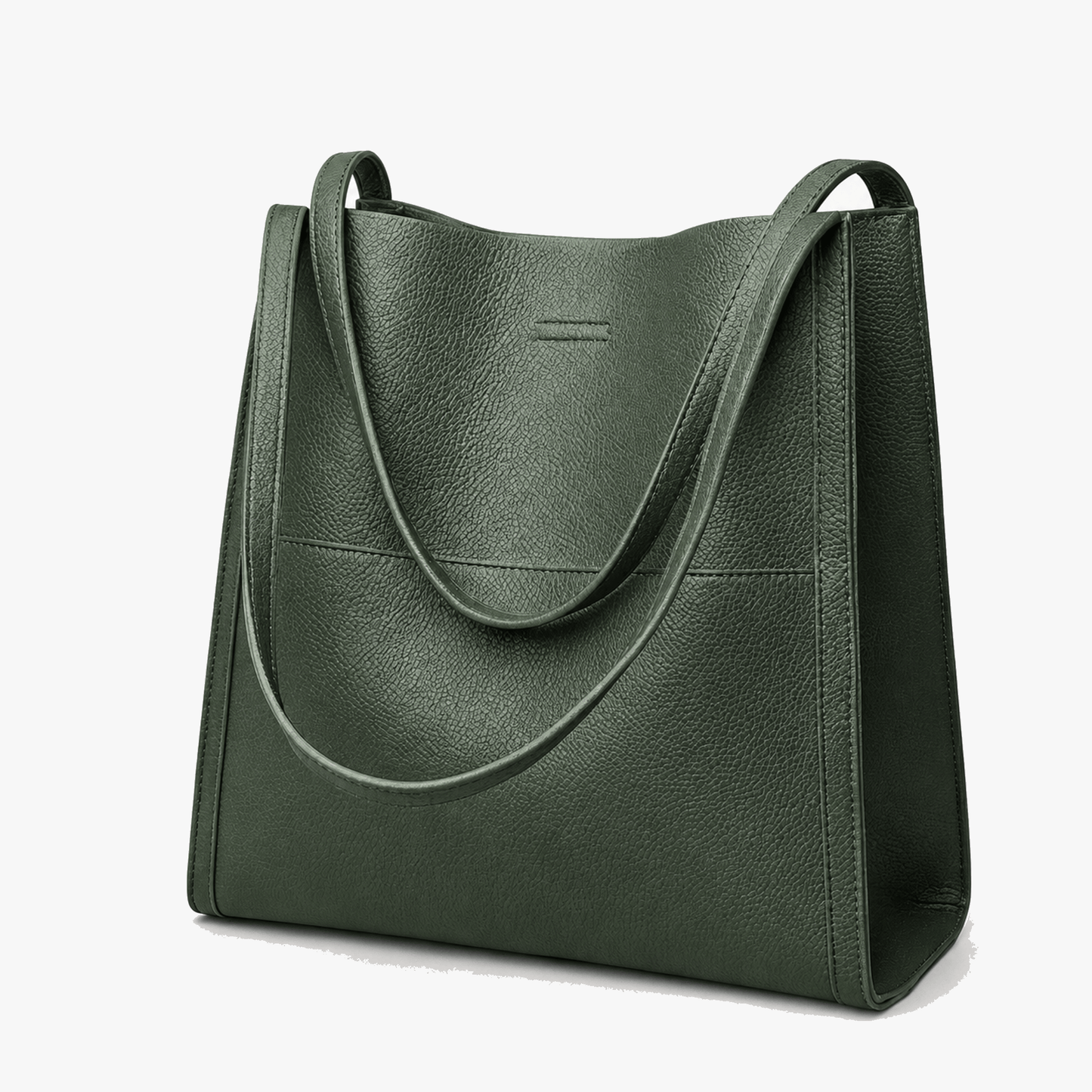 Solenne – Soft Leather Shoulder Tote Bag
