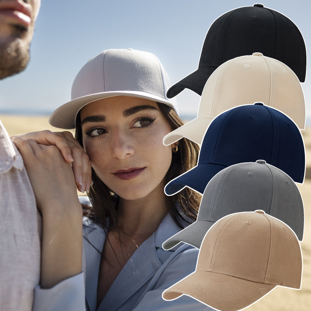 Solid-Color Baseball Cap for Men and Women - Available in Many Colors