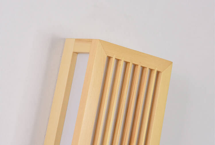 Solid Wood LED Wall Light - Modern Rectangular Sconce - Stylish Illumination - Image 4