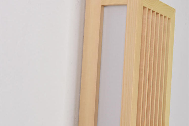 Solid Wood LED Wall Light - Modern Rectangular Sconce - Stylish Illumination - Image 5