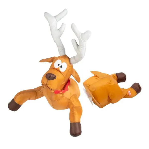 Sound-Activated Moving Santa Claus Window Christmas Figure