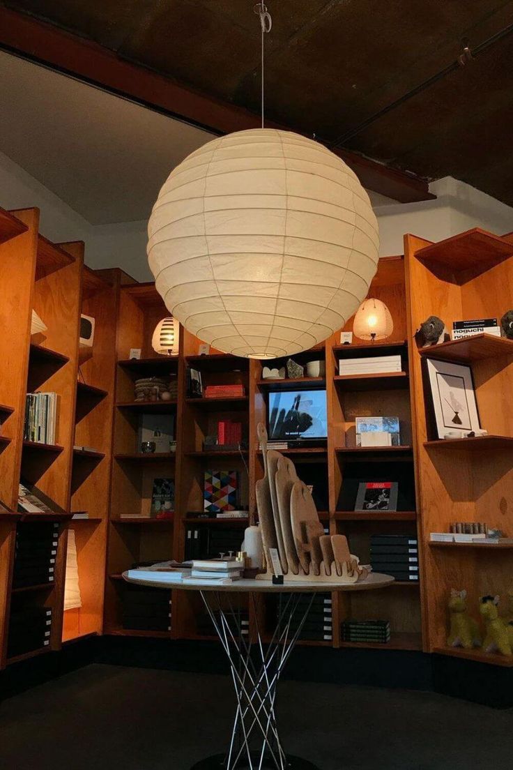 Sphere Paper Pendant Lamp - Modern Round Hanging Light Fixture - Image 13