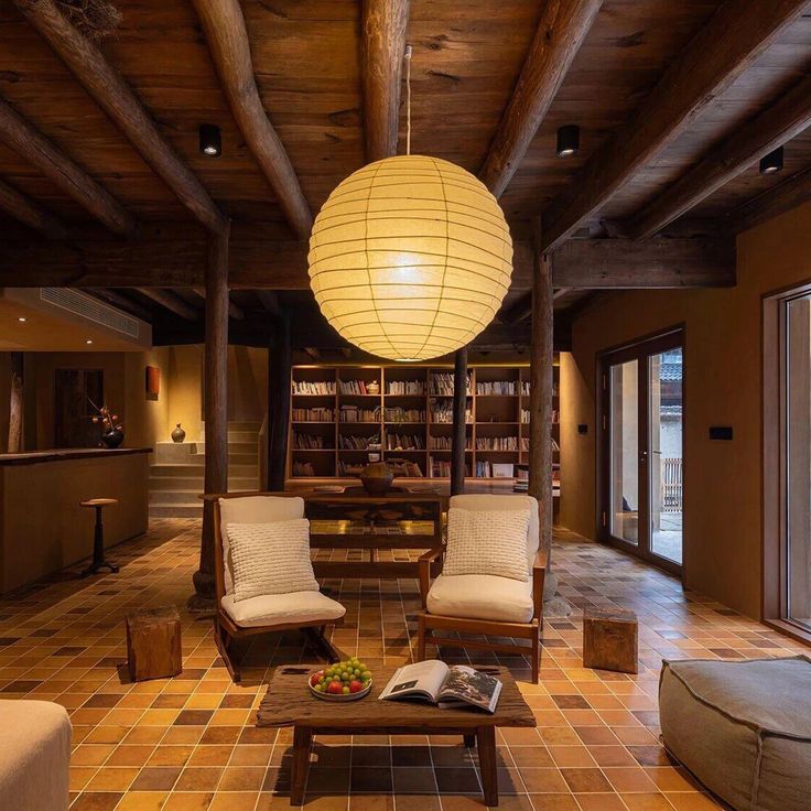 Sphere Paper Pendant Lamp - Modern Round Hanging Light Fixture - Image 15