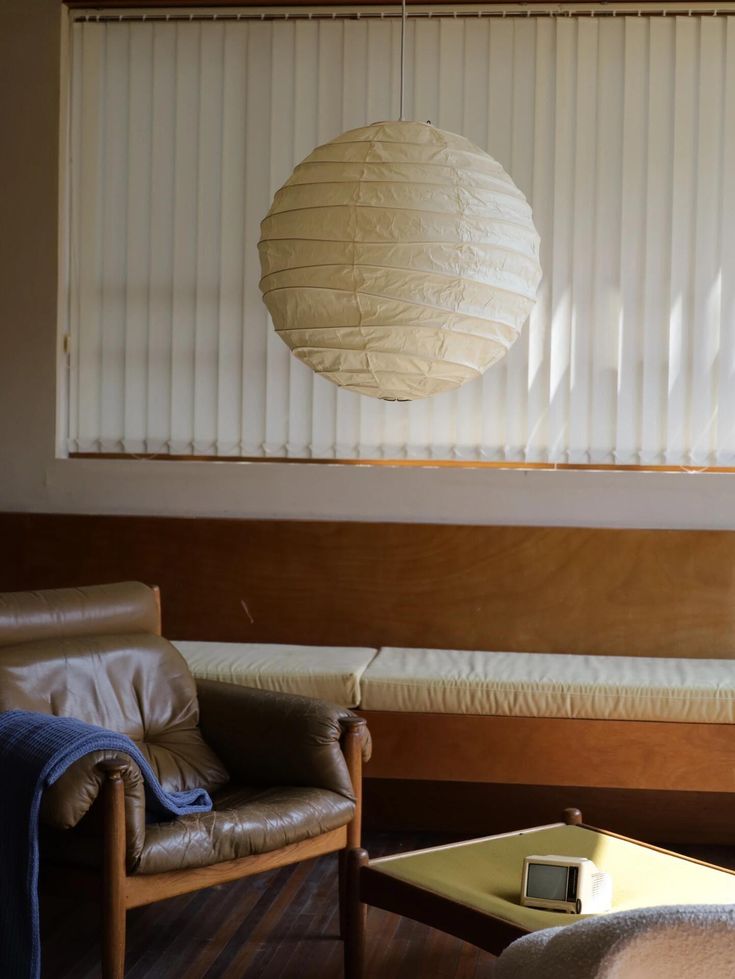 Sphere Paper Pendant Lamp - Modern Round Hanging Light Fixture - Image 9