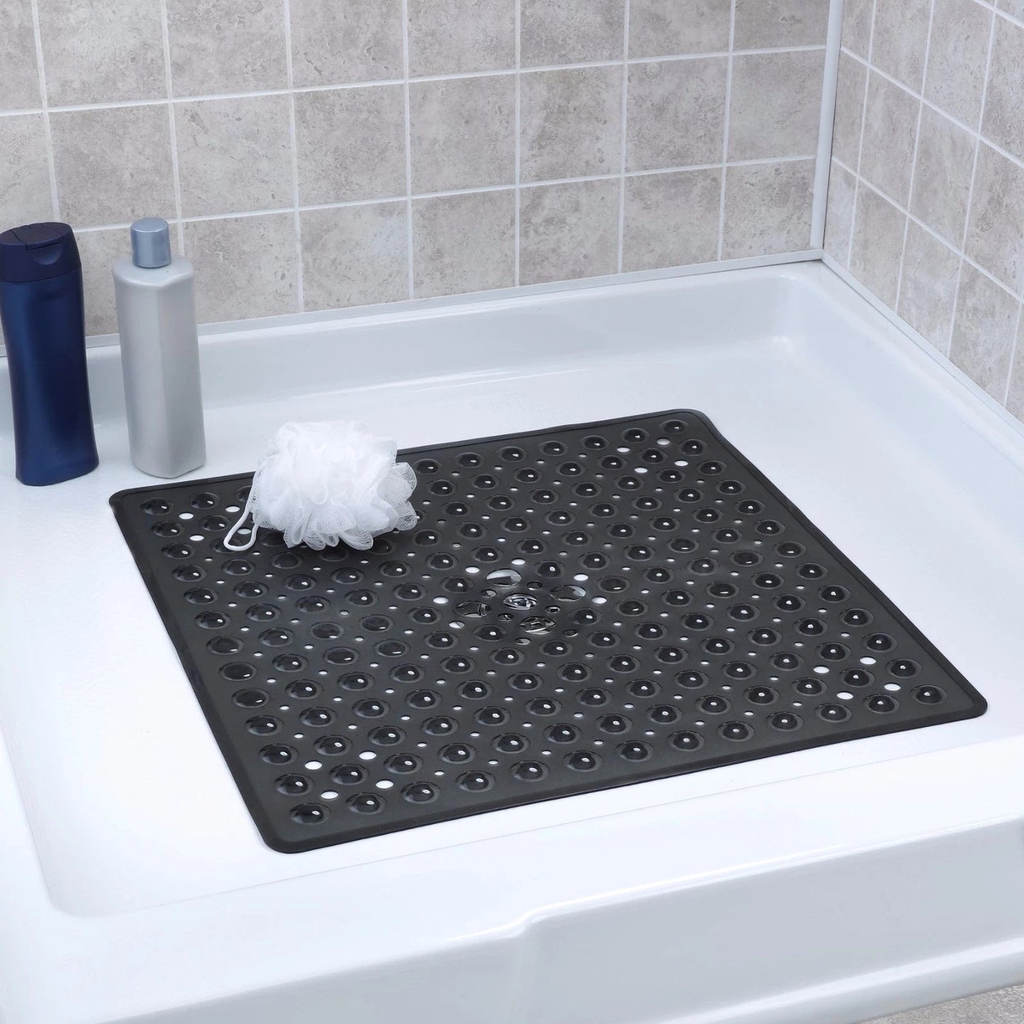 Square Shower Mat - Non-Slip - Bathroom Safety Mat - Image 1