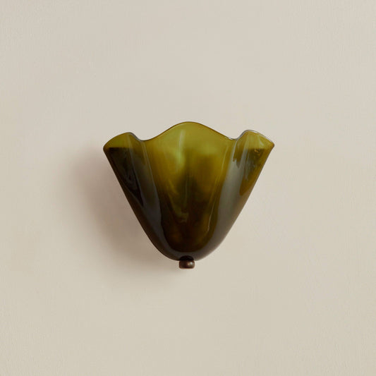 Stained Glass Wall Sconce - Retro Style Lighting - Iron Fixture - Image 6