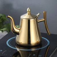 Stainless Steel Gooseneck Kettle - Induction Compatible - Modern Kitchenware