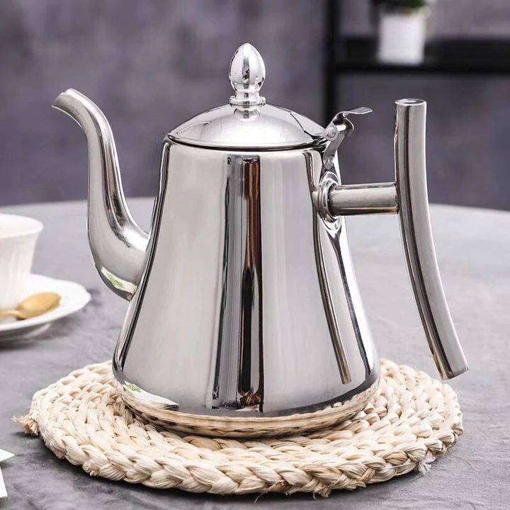 Stainless Steel Gooseneck Kettle - Induction Compatible - Modern Kitchenware - Image 2