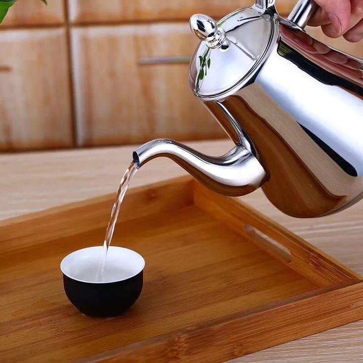 Stainless Steel Gooseneck Kettle - Induction Compatible - Modern Kitchenware - Image 3