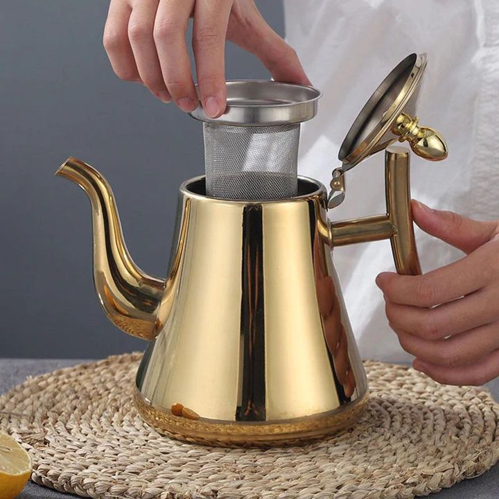 Stainless Steel Gooseneck Kettle - Induction Compatible - Modern Kitchenware - Image 4