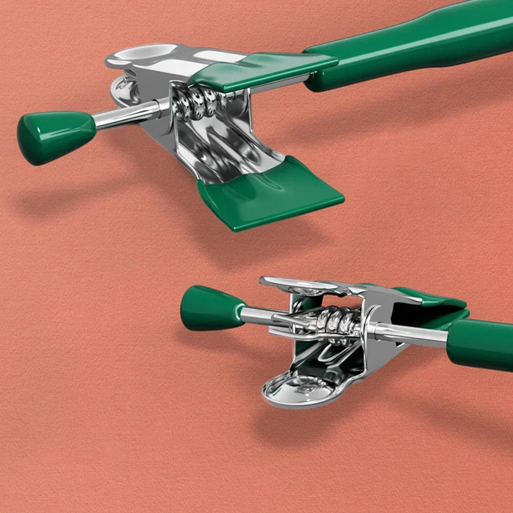 Stainless Steel Hangers with Clips - Adjustable & Non-Slip Space-Saving Hangers for Skirts, Pants & Underwear