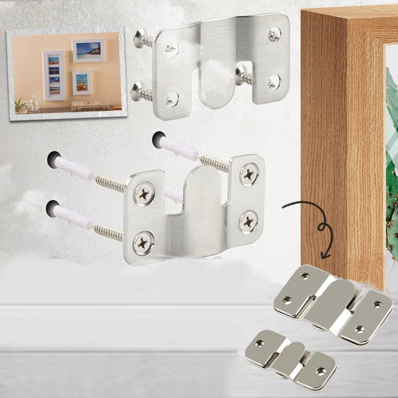 Stainless Steel Interlocking Hanging Buckle Flush Mount Brackets