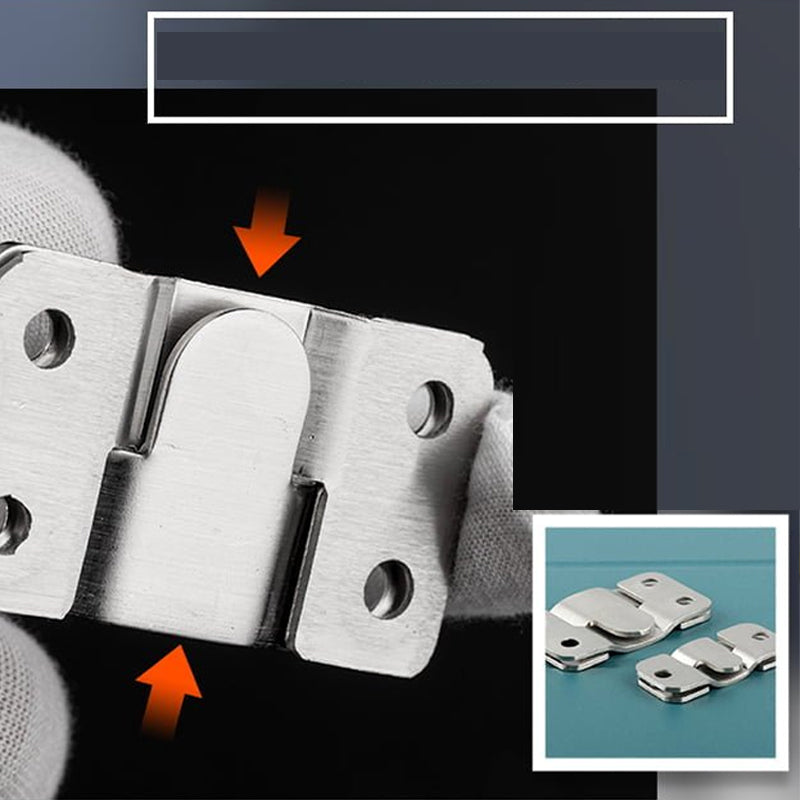 Stainless Steel Interlocking Hanging Buckle Flush Mount Brackets