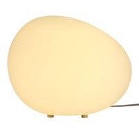 Stone-Shaped LED Table Lamp - Modern Accent Lighting - PE Material
