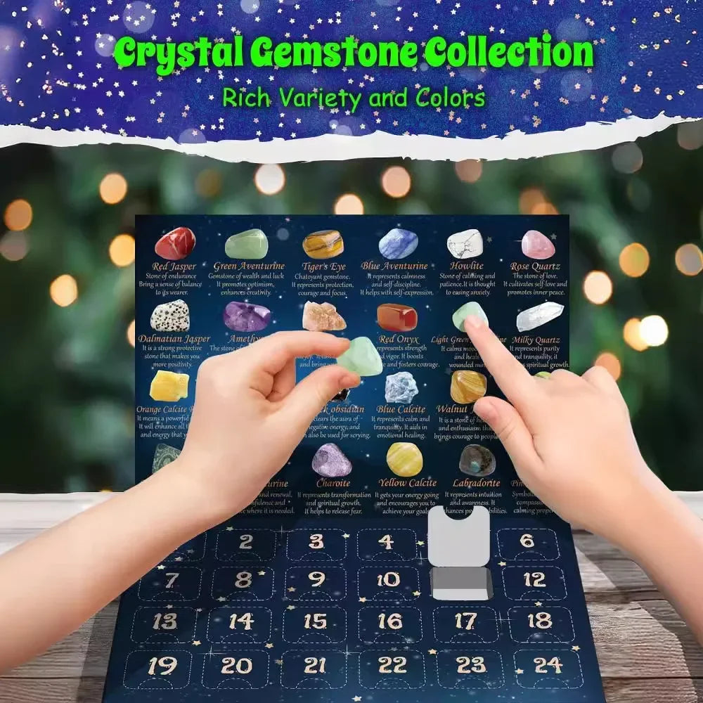 StoneMagic Advent Calendar – 24 Natural Crystal Treasures
