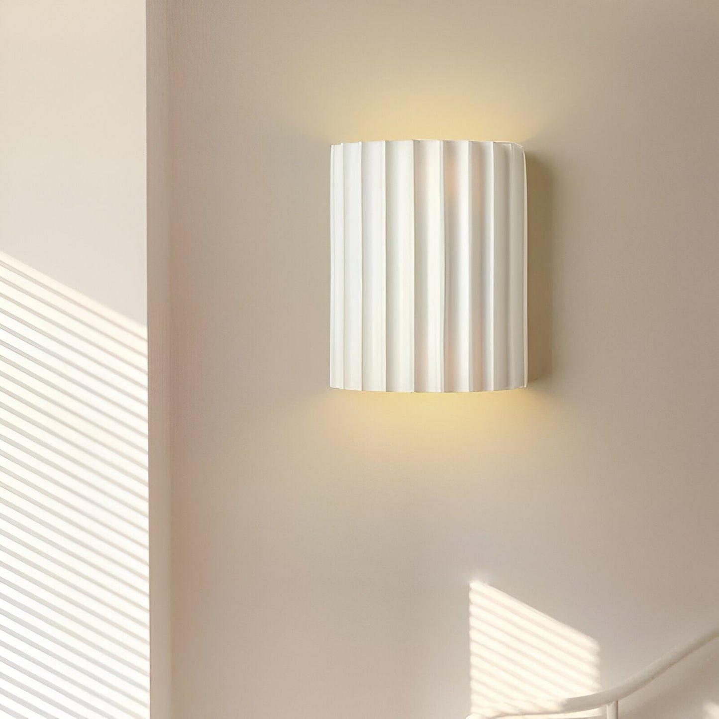 Striped Wall Sconce - Resin Wall Light - Modern Nordic Style - Image 2