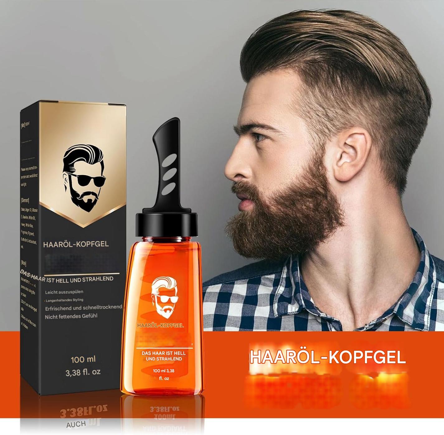 Styling Gel | Non-Greasy Hair Oil Finish | Long-Lasting Hold Without Residue | StyleComb
