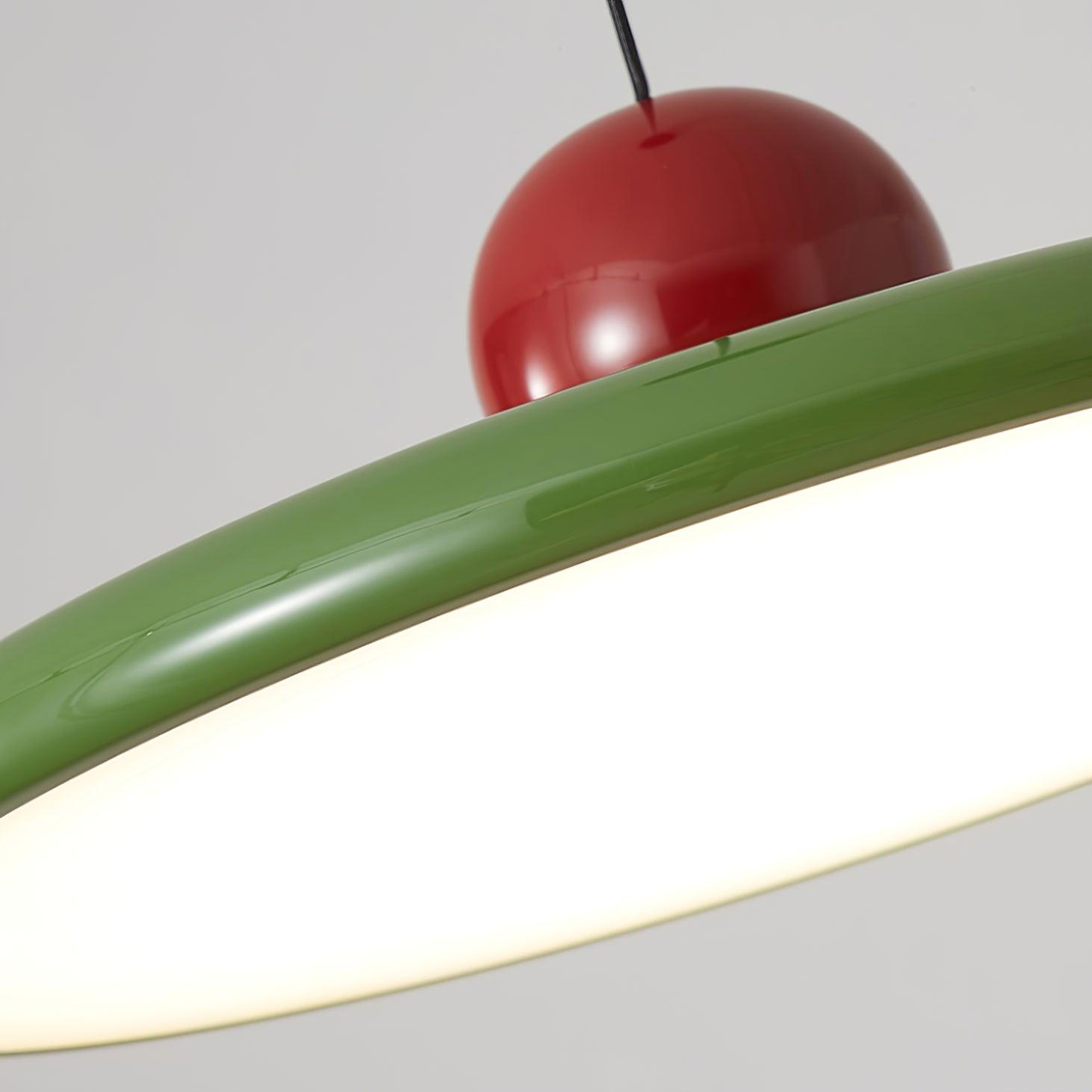 Stylish Disc Pendant Light - Iron & Acrylic - LED Plug-in Modern Lighting - Image 2