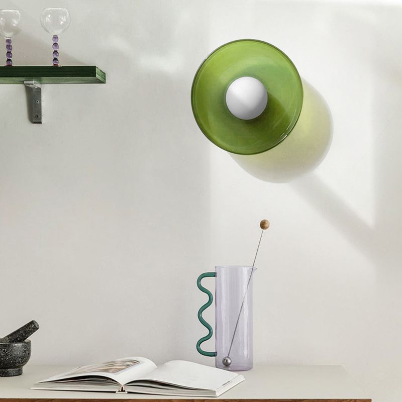 Stylish Glass Ceiling Light - Versatile Metal Frame Fixture - Bedroom & Living Room Lighting - Image 7