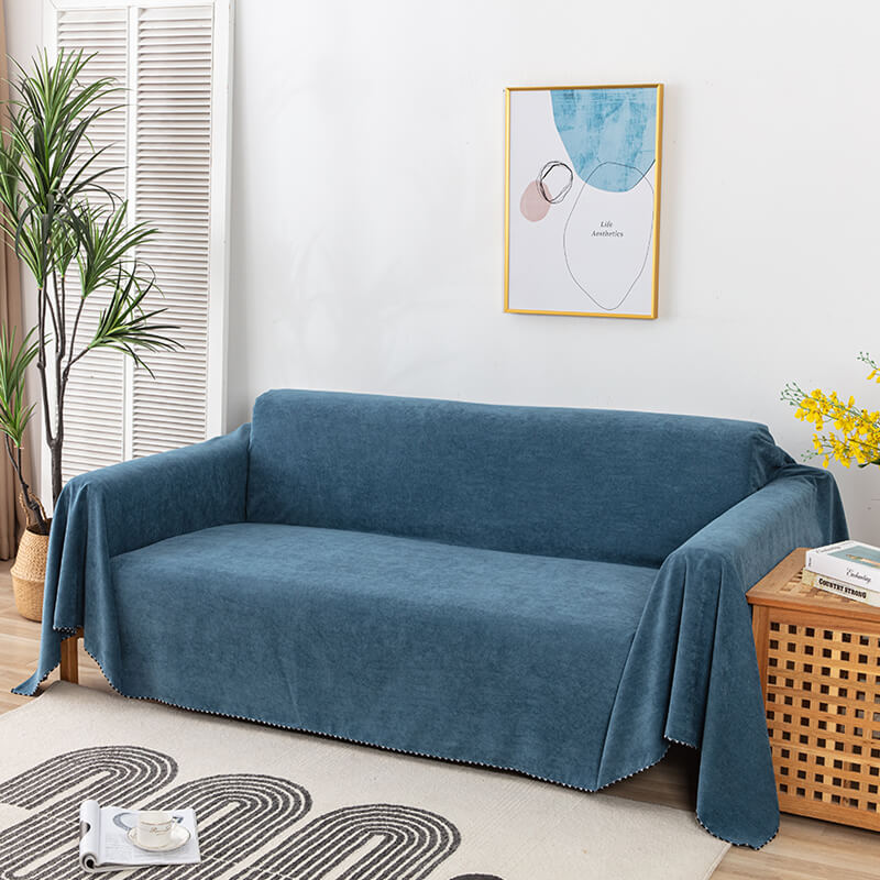 Stylish Sofa Cover Throw - Polyester Blend - Non-Slip Furniture Protector - Image 3