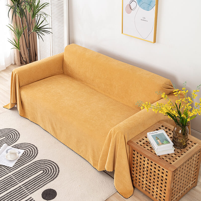 Stylish Sofa Cover Throw - Polyester Blend - Non-Slip Furniture Protector - Image 6