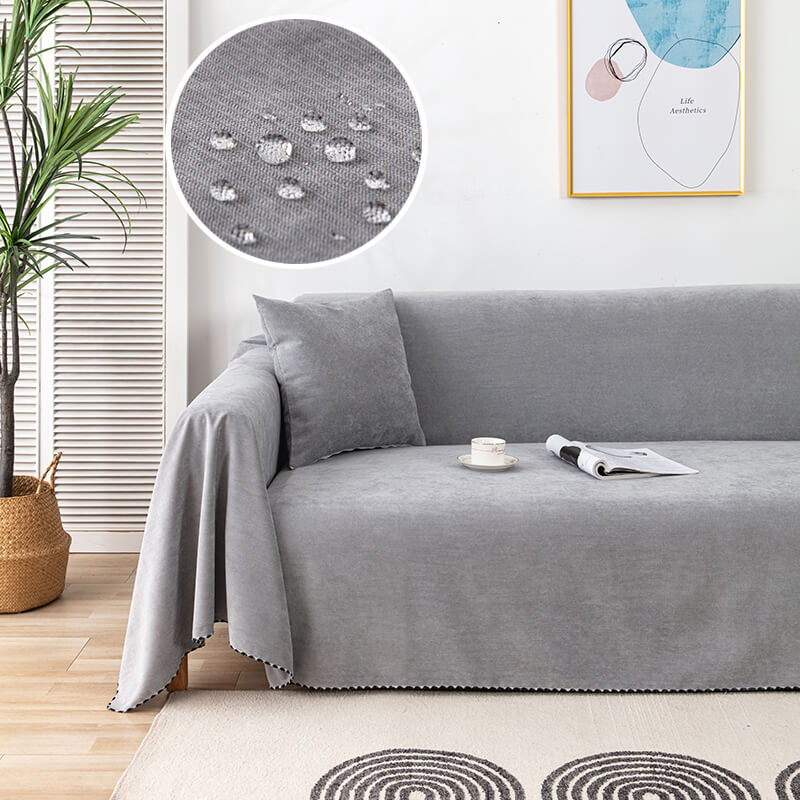 Stylish Sofa Cover Throw - Polyester Blend - Non-Slip Furniture Protector - Image 7
