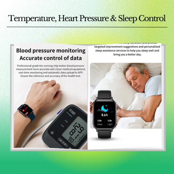 SugaWatch Non-Invasive Smartwatch for Glucose Monitoring & Laser Therapy