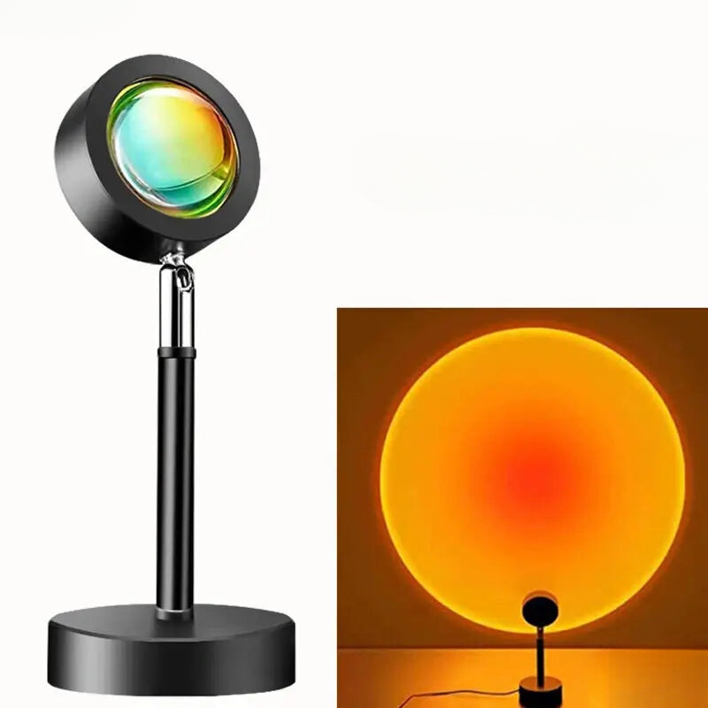 Sunset Projection Lamp - LED Mood Lighting with Remote - Modern Decor - Image 6