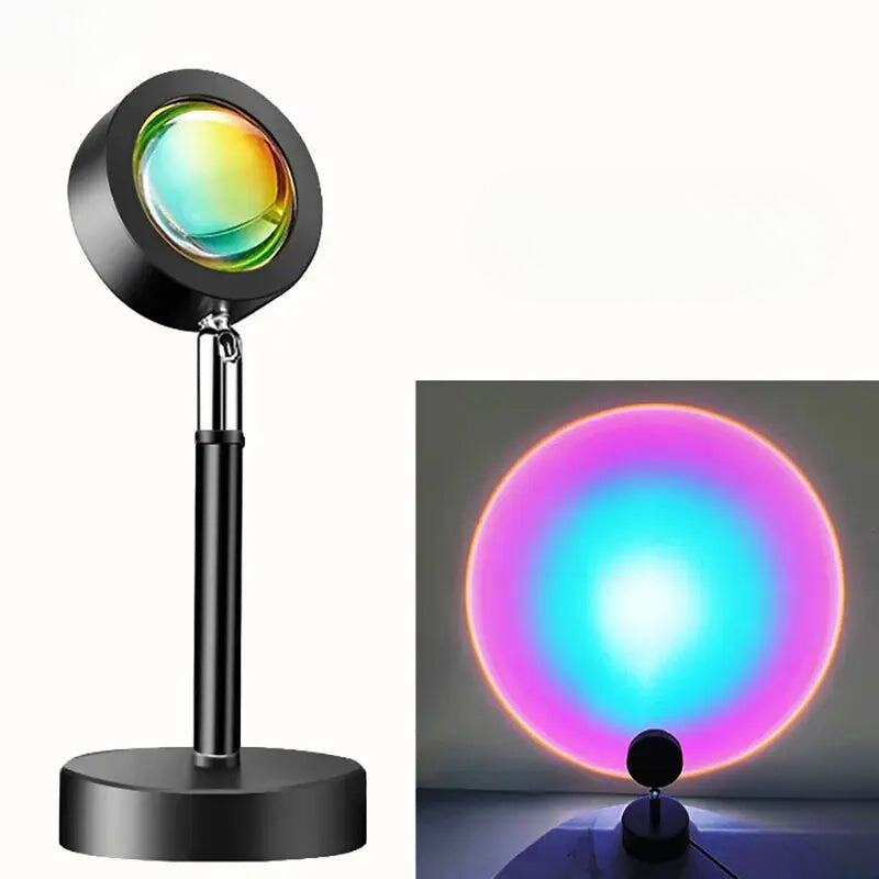 Sunset Projection Lamp - LED Mood Lighting with Remote - Modern Decor - Image 8