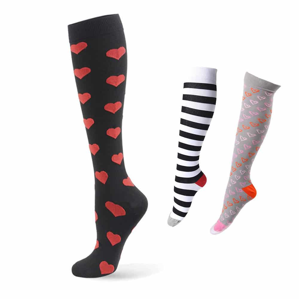 Support Socks / Compression Socks - 3-Pair Pack