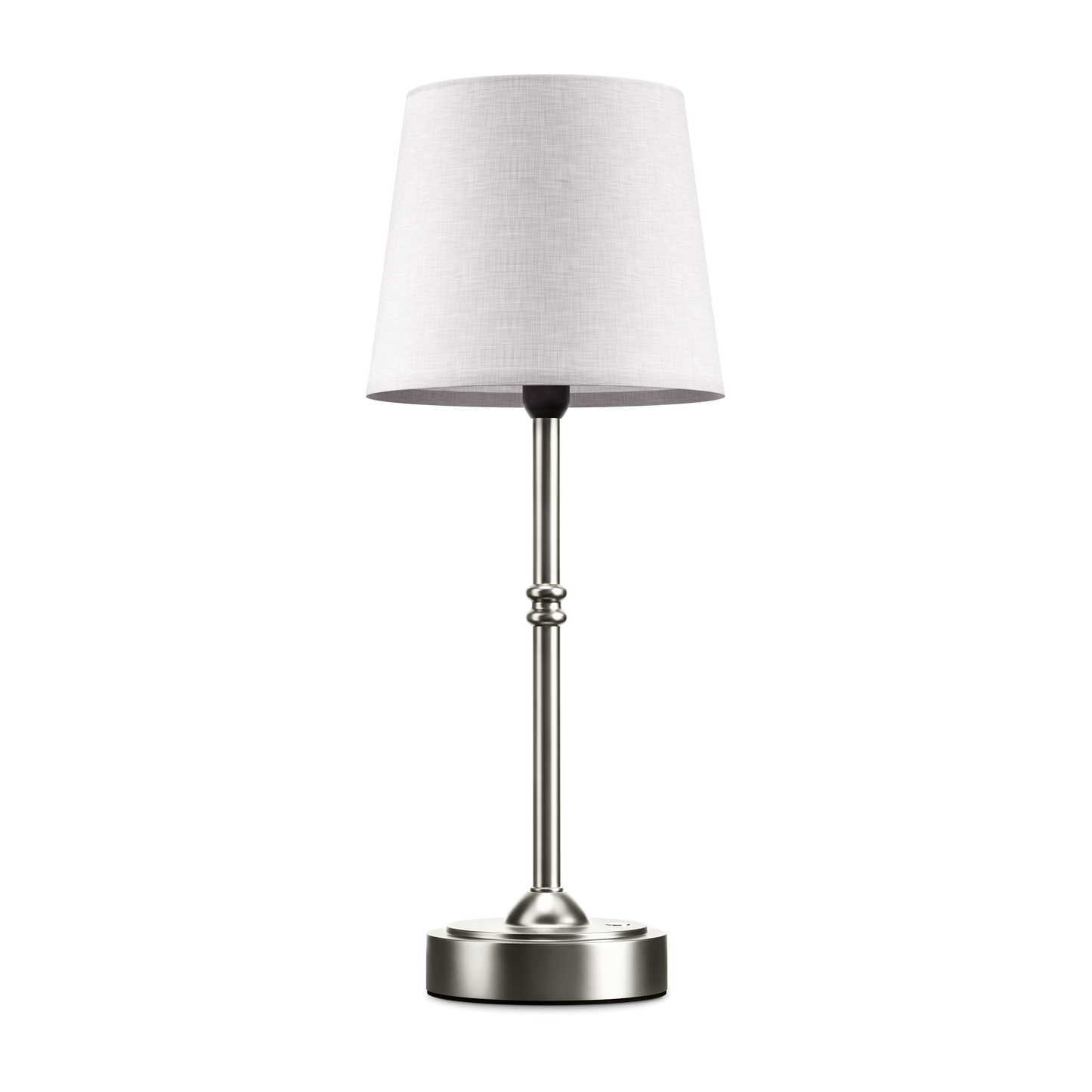 Table Lamp - Stylish Bedside Lamp - Metal & Fabric Shade - Modern Design - Image 7