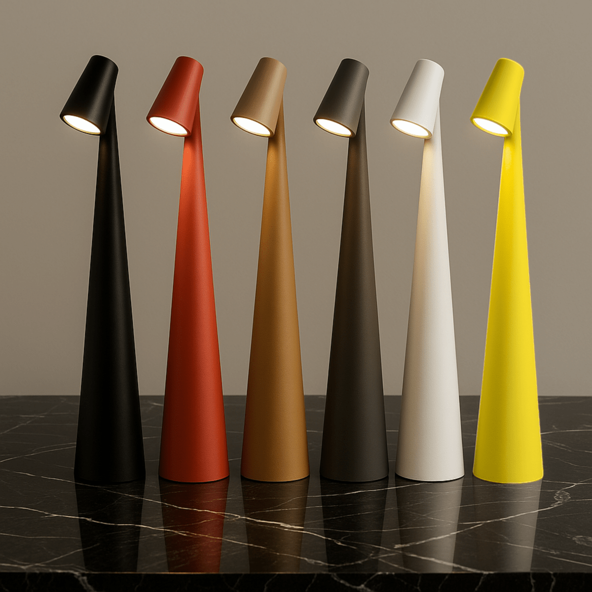 Table Lamp | Cordless Dimmable LED | Metal Body | Rechargeable Battery with 20 Hours Battery Life | Lumora