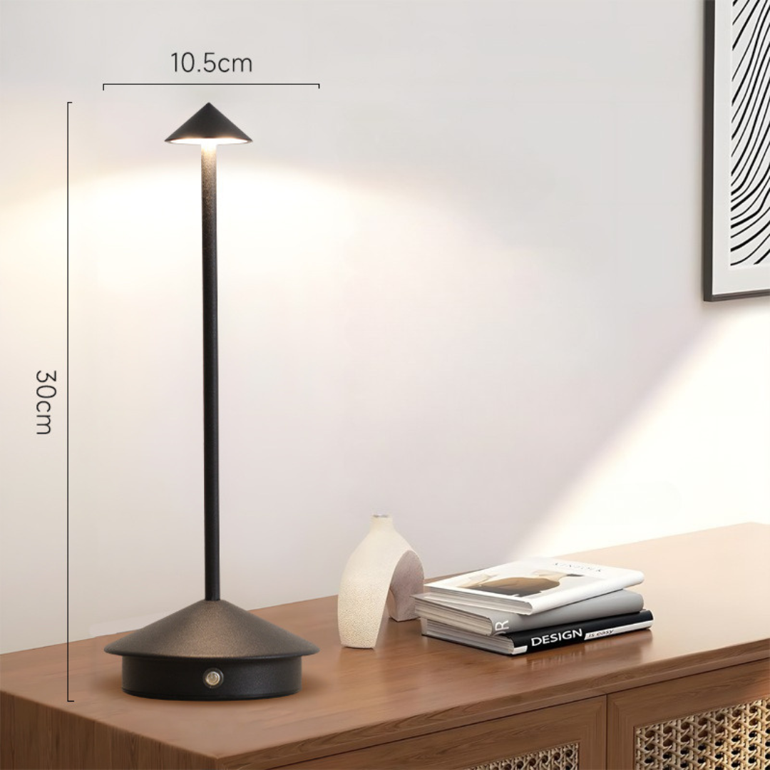Table Lamp | Cordless Freedom | Touch Dimmer, USB Charging | NordGlow
