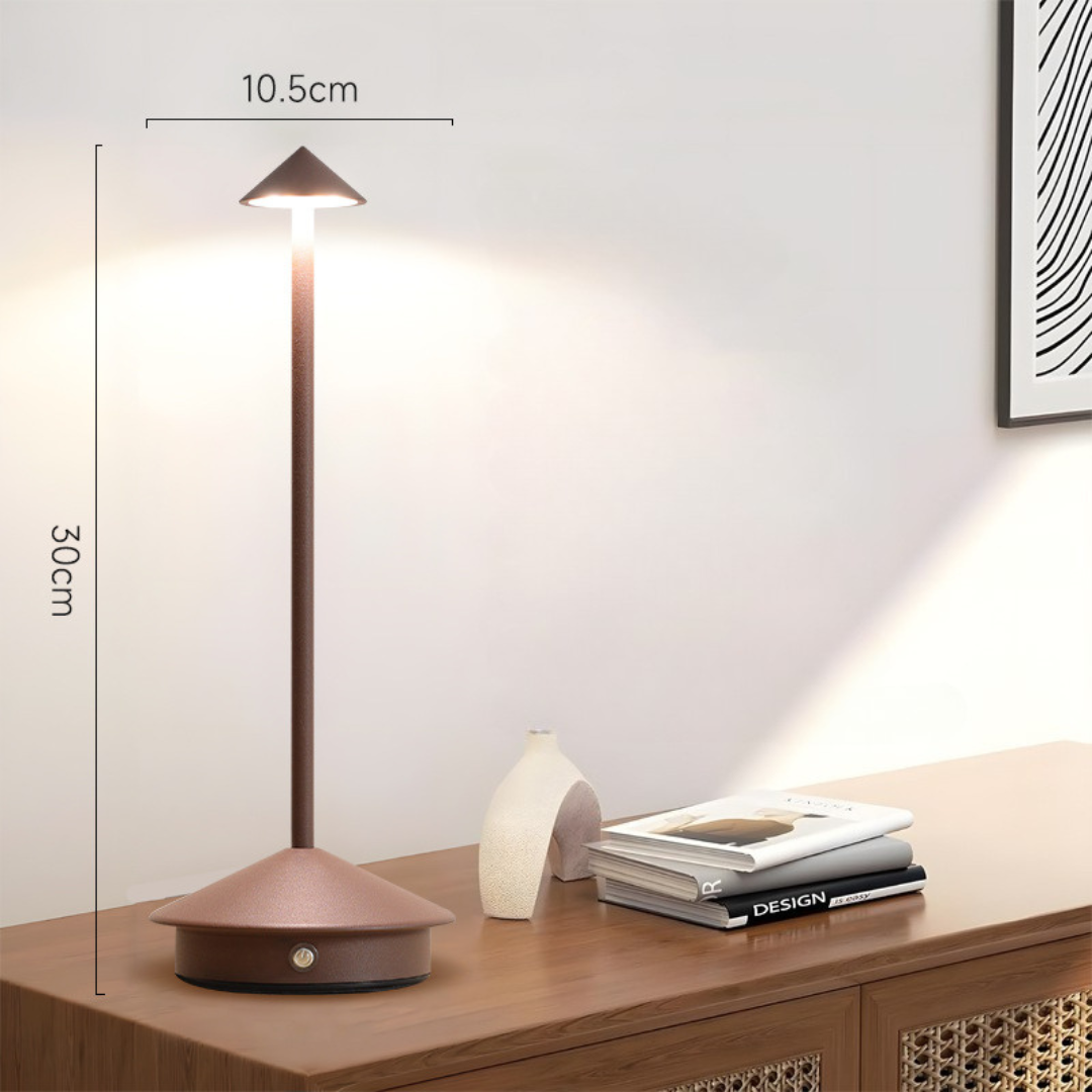 Table Lamp | Cordless Freedom | Touch Dimmer, USB Charging | NordGlow