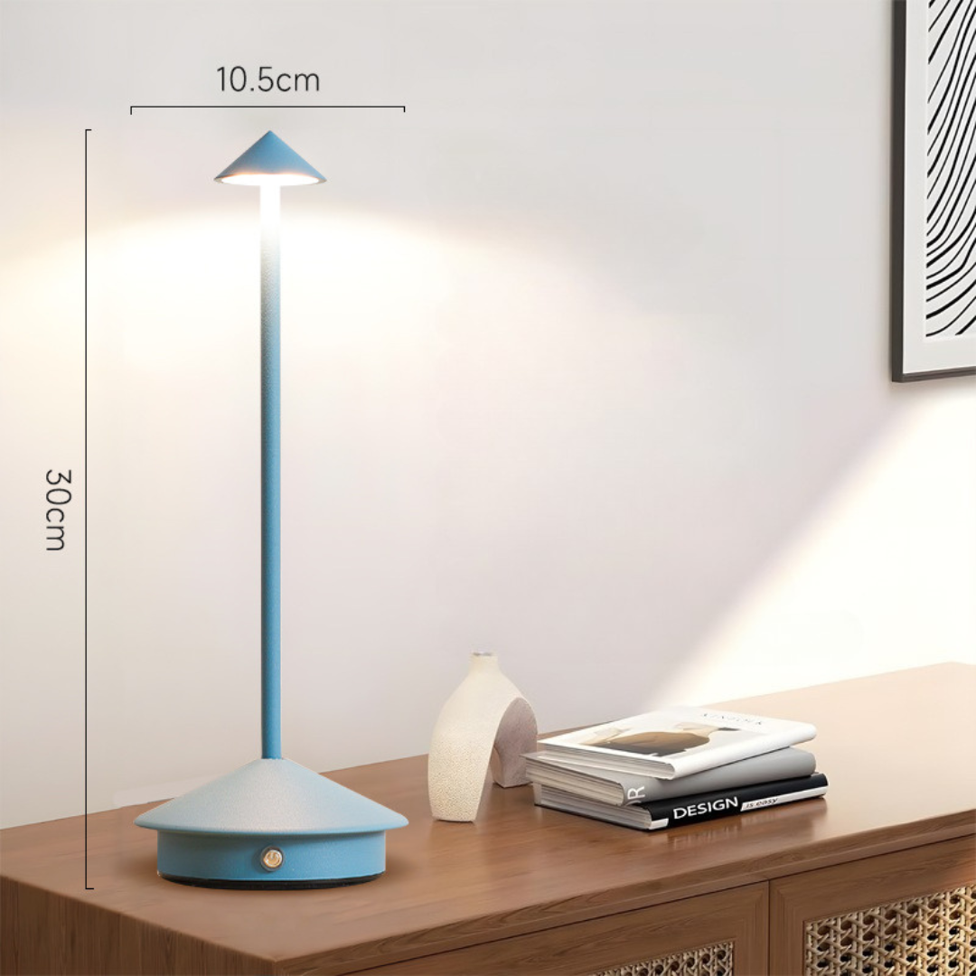 Table Lamp | Cordless Freedom | Touch Dimmer, USB Charging | NordGlow
