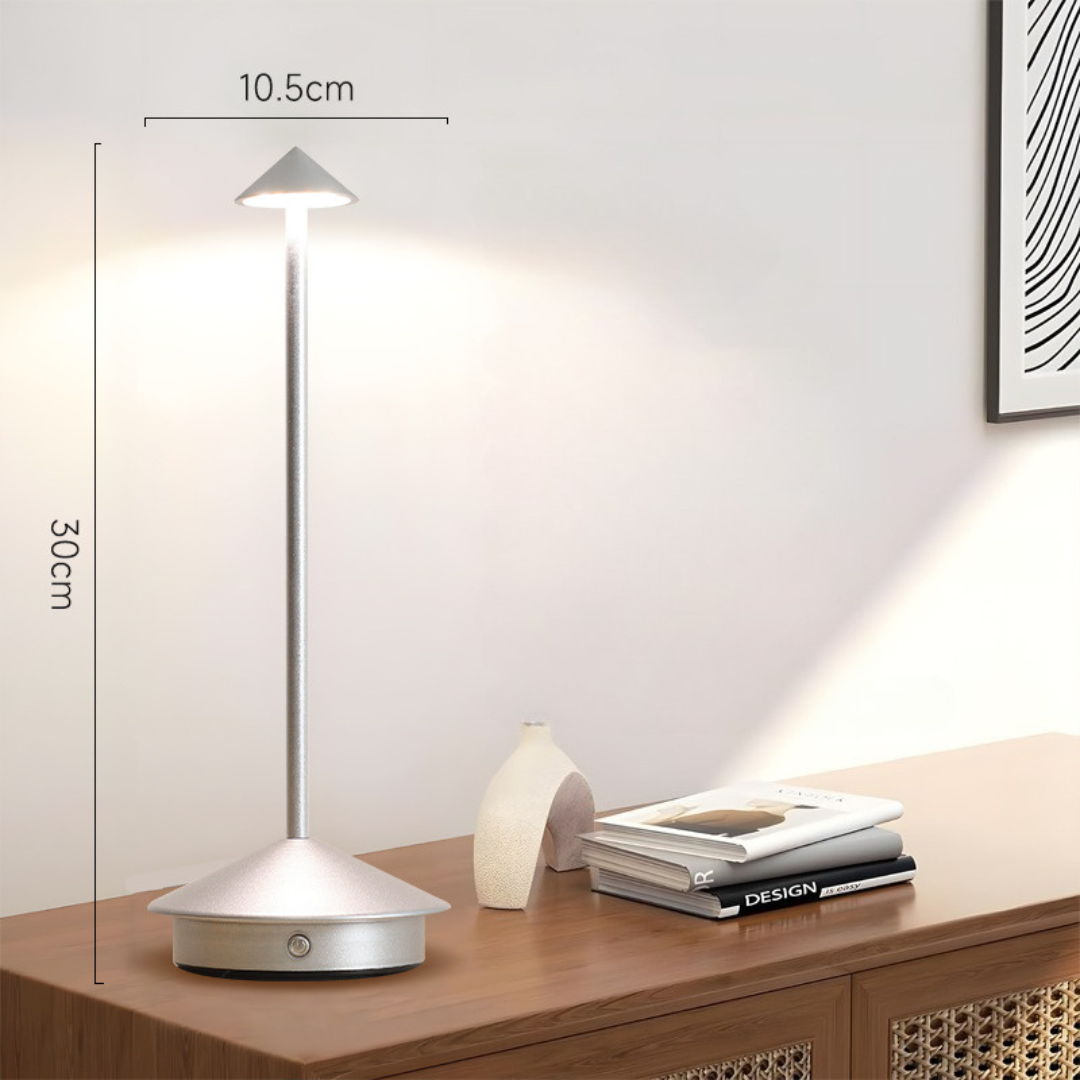Table Lamp | Cordless Freedom | Touch Dimmer, USB Charging | NordGlow