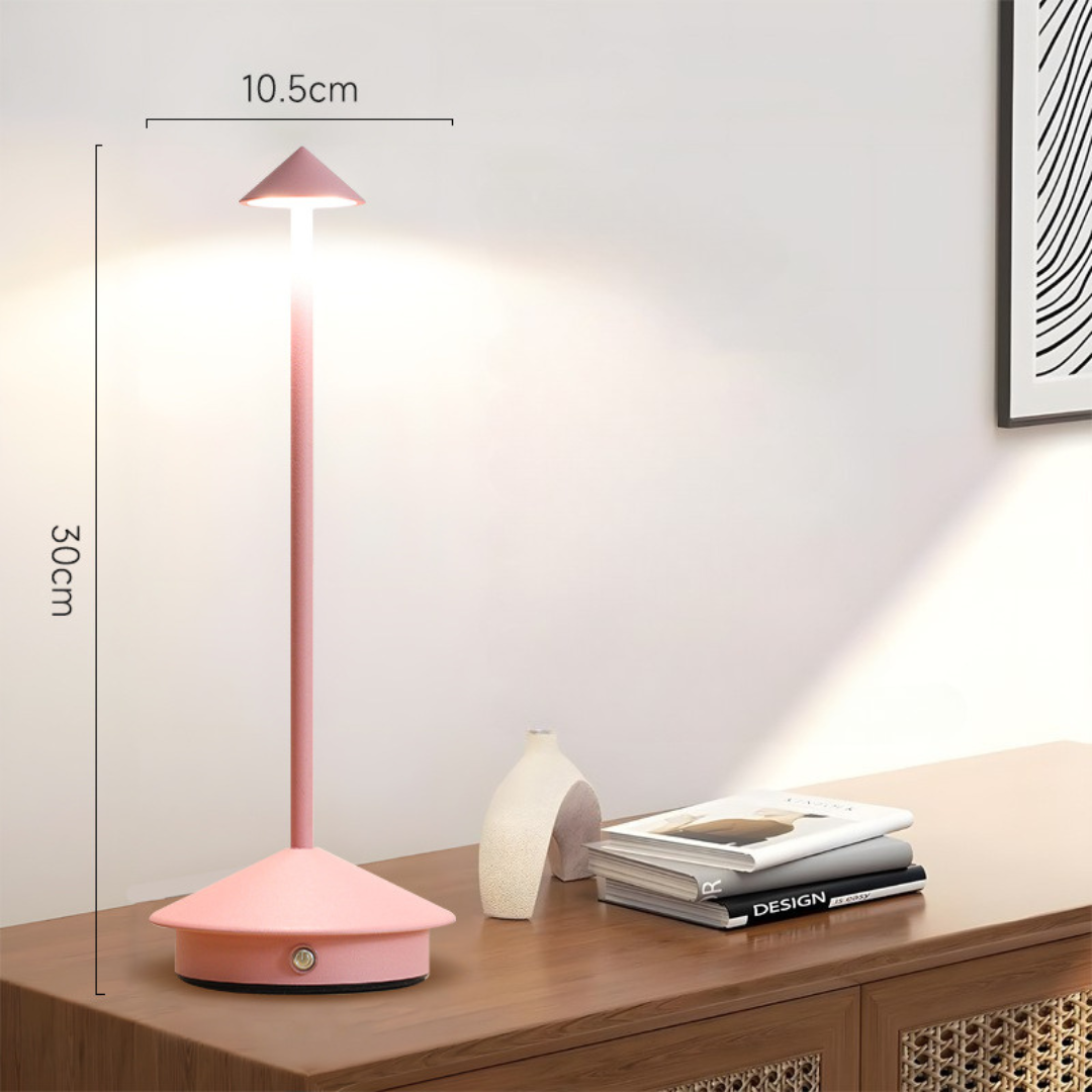 Table Lamp | Cordless Freedom | Touch Dimmer, USB Charging | NordGlow